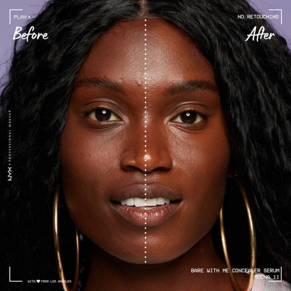 2 FOR $20. NYX Bare With Me Concealer Serum "Mocha" - Picture 4 of 4